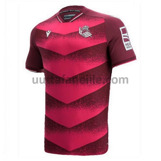 Jalkapallo Pelipaitoja Real Sociedad Vieraspeliasu 2021-2022 Lyhythihainen