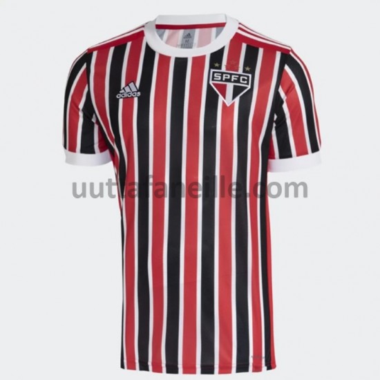 Jalkapallo Pelipaitoja São Paulo Vieraspeliasu 2021-2022 Lyhythihainen