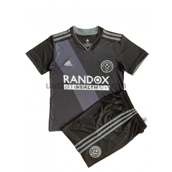 Jalkapallo Pelipaitoja Sheffield United Lasten Vieraspeliasu 2021-2022 Lyhythihainen