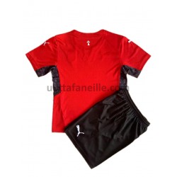 Jalkapallo Pelipaitoja Stade Rennais Lasten Kotipeliasu 2021-2022 Lyhythihainen