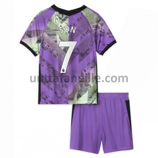 Jalkapallo Pelipaitoja Tottenham Hotspur Son Heung-min 7 Lasten Kolmas peliasu 2021-2022 Lyhythihainen