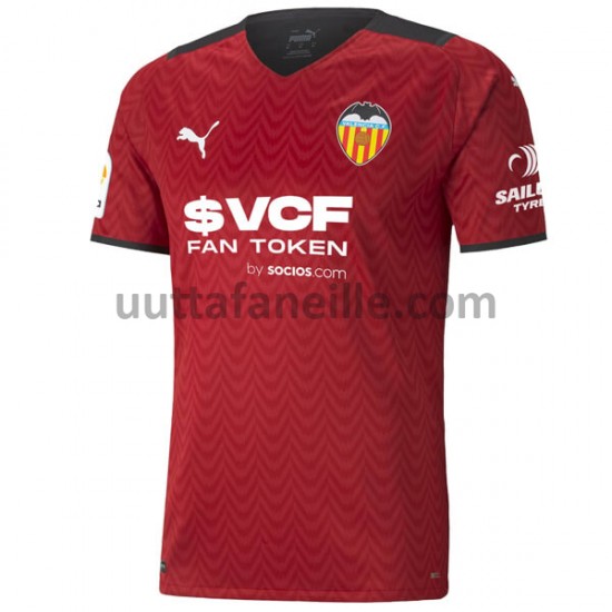 Jalkapallo Pelipaitoja Valencia CF Vieraspeliasu 2021-2022 Lyhythihainen