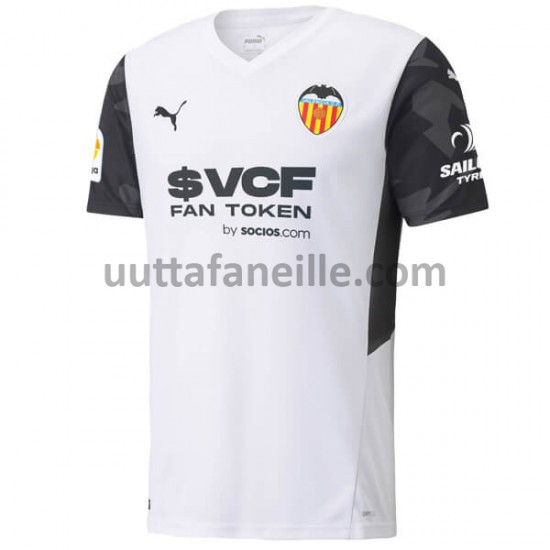 Jalkapallo Pelipaitoja Valencia CF Kotipeliasu 2021-2022 Lyhythihainen