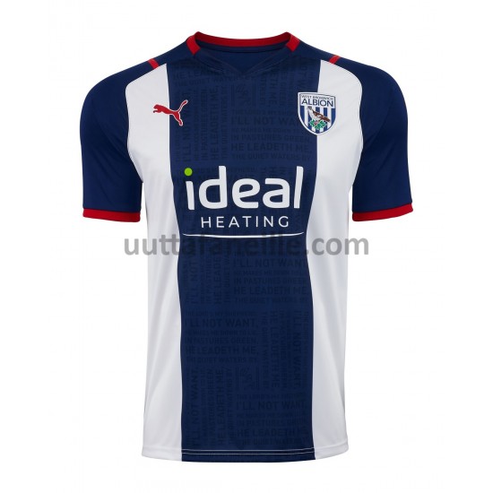 Jalkapallo Pelipaitoja West Bromwich Albion Kotipeliasu 2021-2022 Lyhythihainen