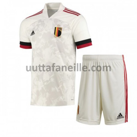 Jalkapallo Pelipaitoja Belgia Lasten Vieraspeliasu Euro 2020 Lyhythihainen