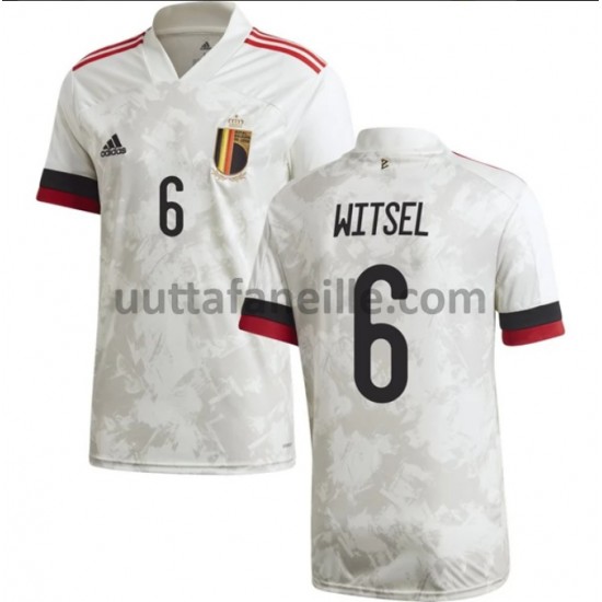 Jalkapallo Pelipaitoja Belgia Witsel 6 Vieraspeliasu Euro 2020 Lyhythihainen