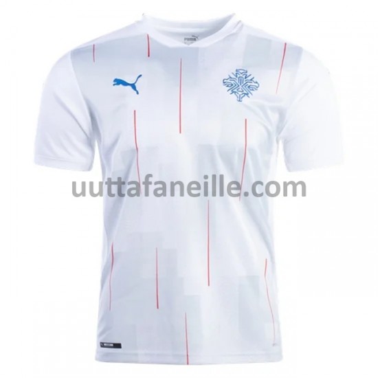 Jalkapallo Pelipaitoja Islanti Vieraspeliasu 2020-2021 Lyhythihainen