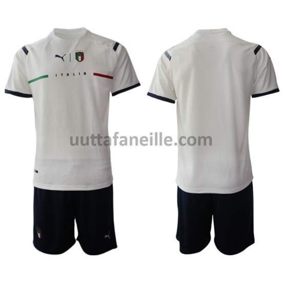 Jalkapallo Pelipaitoja Italia Lasten Vieraspeliasu 2021-2022 Lyhythihainen