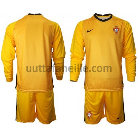 Jalkapallo Pelipaitoja Portugali Maalivahti Lasten Vieraspeliasu Euro 2020 Pitkähihainen