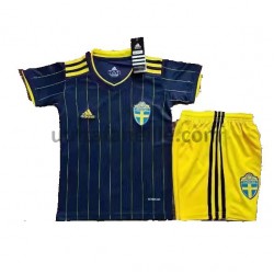 Jalkapallo Pelipaitoja Ruotsi Lasten Vieraspeliasu Euro 2020 Lyhythihainen