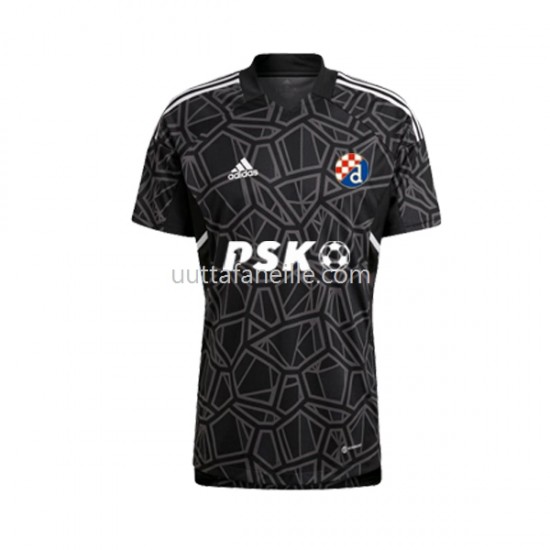 Jalkapallo Pelipaitoja Dinamo Zagreb Maalivahti Mies Kotipeliasu 2022-2023 Lyhythihainen