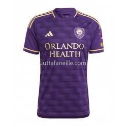 Jalkapallo Pelipaitoja Orlando City SC Mies Kotipeliasu 2023-2024 Lyhythihainen