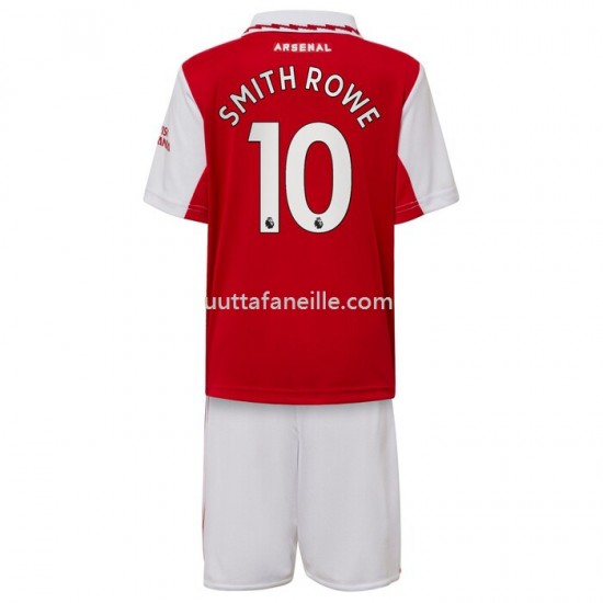Jalkapallo Pelipaitoja Arsenal Smith Rowe 10 Lasten Kotipeliasu 2022-2023 Lyhythihainen