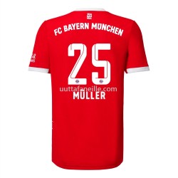 Jalkapallo Pelipaitoja Bayern München Muller 25 Kotipeliasu 2022-2023 Lyhythihainen