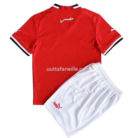 Jalkapallo Pelipaitoja Egypti Lasten Kotipeliasu 2022 Lyhythihainen