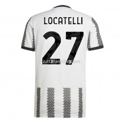 Jalkapallo Pelipaitoja Juventus Locatelli 27 Kotipeliasu 2022-2023 Lyhythihainen