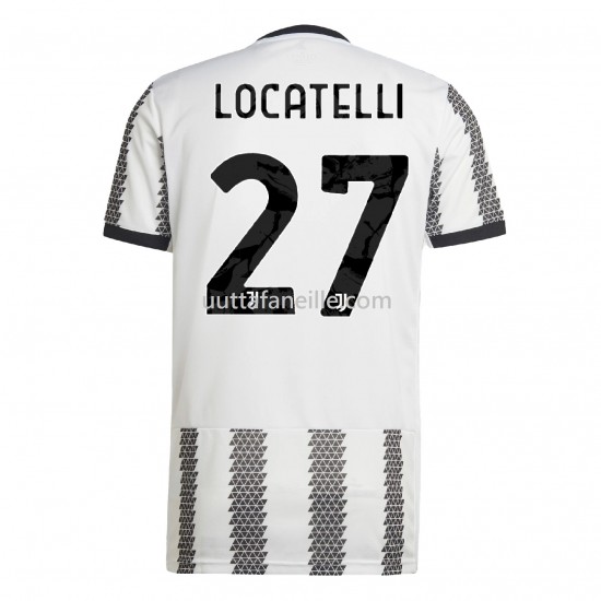 Jalkapallo Pelipaitoja Juventus Locatelli 27 Kotipeliasu 2022-2023 Lyhythihainen
