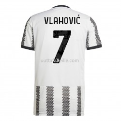 Jalkapallo Pelipaitoja Juventus Vlahovic 7 Kotipeliasu 2022-2023 Lyhythihainen