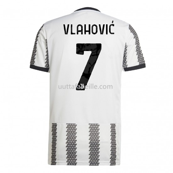 Jalkapallo Pelipaitoja Juventus Vlahovic 7 Kotipeliasu 2022-2023 Lyhythihainen