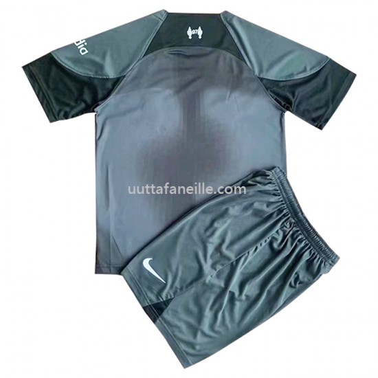 Jalkapallo Pelipaitoja Liverpool Lasten Vieraspeliasu 2022-2023 Lyhythihainen