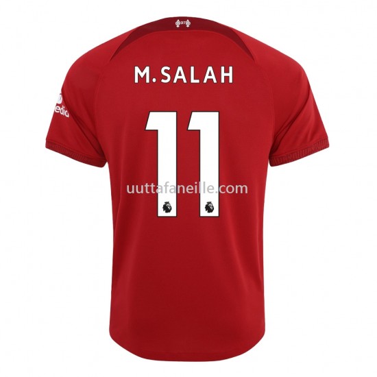 Jalkapallo Pelipaitoja Liverpool M.Salah 11 Kotipeliasu 2022-2023 Lyhythihainen