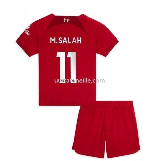 Jalkapallo Pelipaitoja Liverpool M.Salah 11 Lasten Kotipeliasu 2022-2023 Lyhythihainen