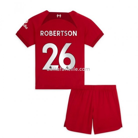 Jalkapallo Pelipaitoja Liverpool Robertson 26 Lasten Kotipeliasu 2022-2023 Lyhythihainen