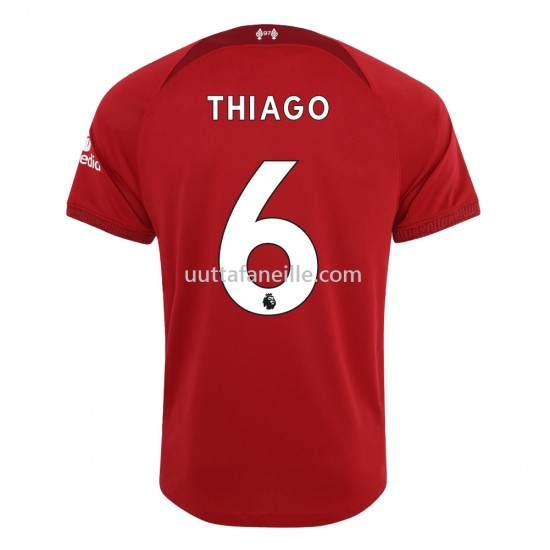 Jalkapallo Pelipaitoja Liverpool Thiago 6 Kotipeliasu 2022-2023 Lyhythihainen