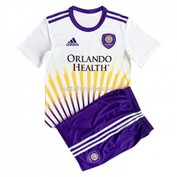 Jalkapallo Pelipaitoja Orlando City Lasten Vieraspeliasu 2022-2023 Lyhythihainen