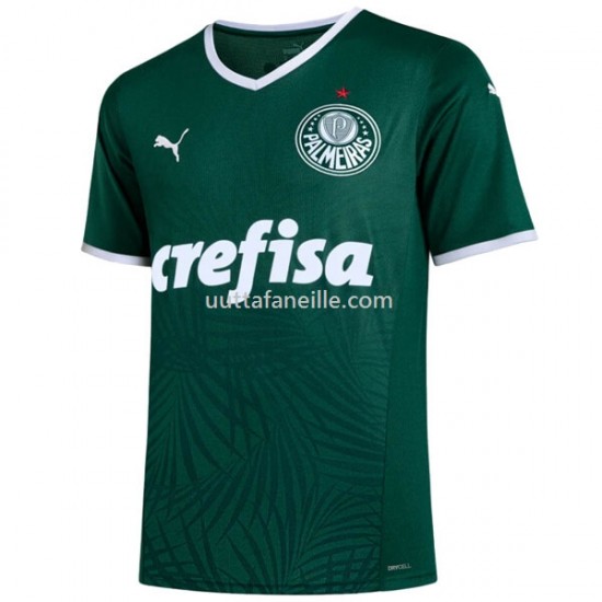 Jalkapallo Pelipaitoja Palmeiras Kotipeliasu 2022-2023 Lyhythihainen