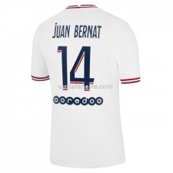 Jalkapallo Pelipaitoja Paris Saint-Germain Juan Bernat 14 Neljäs peliasu 2021-2022 Lyhythihainen