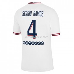 Jalkapallo Pelipaitoja Paris Saint-Germain Sergio Ramos 4 Neljäs peliasu 2021-2022 Lyhythihainen