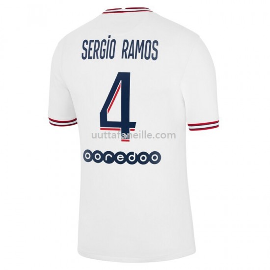 Jalkapallo Pelipaitoja Paris Saint-Germain Sergio Ramos 4 Neljäs peliasu 2021-2022 Lyhythihainen