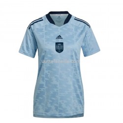 Jalkapallo Pelipaitoja Espanja Nainen Vieraspeliasu 2022 Lyhythihainen