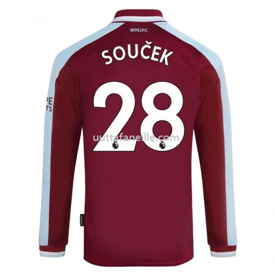 Jalkapallo Pelipaitoja West Ham United Tomas Kotipeliasu 2021-2022 Pitkähihainen