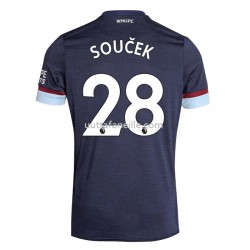 Jalkapallo Pelipaitoja West Ham United Tomas Kolmas peliasu 2021-2022 Lyhythihainen