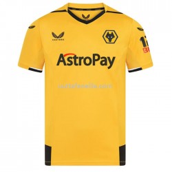Jalkapallo Pelipaitoja Wolverhampton Wanderers Kotipeliasu 2022-2023 Lyhythihainen
