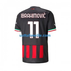 Jalkapallo Pelipaitoja AC Milan Ibrahimović 11 Mies Kotipeliasu 2022-2023 Lyhythihainen