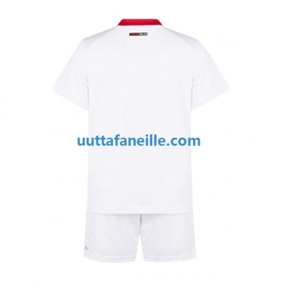 Jalkapallo Pelipaitoja AC Milan Lasten Vieraspeliasu 2022-2023 Lyhythihainen