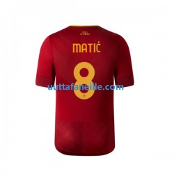 Jalkapallo Pelipaitoja AS Roma Matic 8 Mies Kotipeliasu 2022-2023 Lyhythihainen
