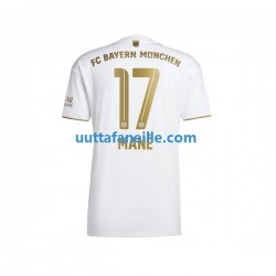 Jalkapallo Pelipaitoja FC Bayern München Sadio Mane 17 Mies Vieraspeliasu 2022-2023 Lyhythihainen