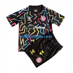 Jalkapallo Pelipaitoja Bristol City Maalivahti Lasten Kotipeliasu 2022-2023 Lyhythihainen