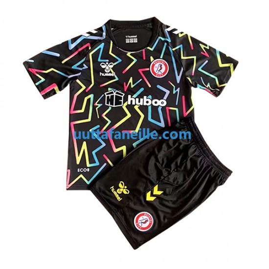 Jalkapallo Pelipaitoja Bristol City Maalivahti Lasten Kotipeliasu 2022-2023 Lyhythihainen