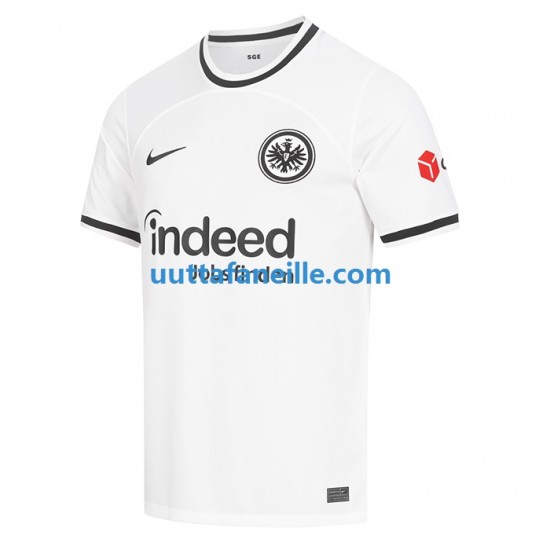 Jalkapallo Pelipaitoja Eintracht Frankfurt Mies Kotipeliasu 2022-2023 Lyhythihainen