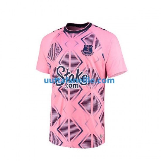 Jalkapallo Pelipaitoja Everton Mies Vieraspeliasu 2022-2023 Lyhythihainen