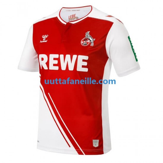 Jalkapallo Pelipaitoja FC Köln Mies Kotipeliasu 2022-2023 Lyhythihainen