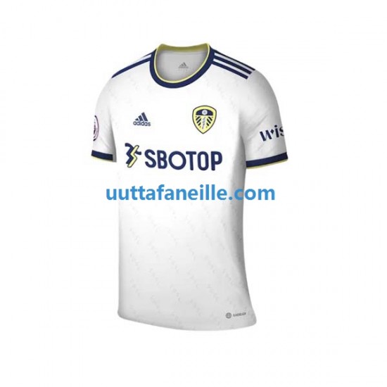 Jalkapallo Pelipaitoja Leeds United Mies Kotipeliasu 2022-2023 Lyhythihainen