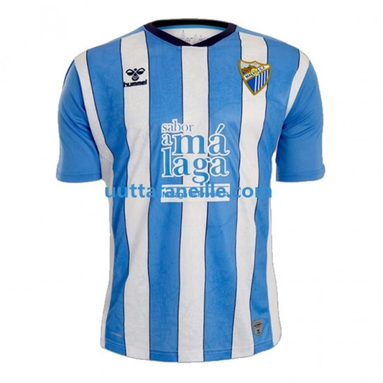 Jalkapallo Pelipaitoja Málaga CF Mies Kotipeliasu 2022-2023 Lyhythihainen