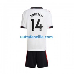 Jalkapallo Pelipaitoja Manchester United Christian Eriksen 14 Lasten Vieraspeliasu 2022-2023 Lyhythihainen