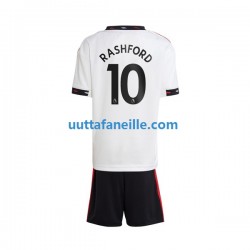 Jalkapallo Pelipaitoja Manchester United Rashford 10 Lasten Vieraspeliasu 2022-2023 Lyhythihainen